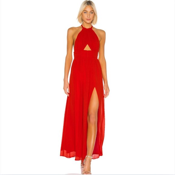 Lovers & Friends Red Maxi Dress - Picture 1 of 1